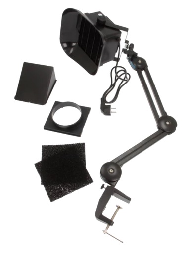 [H63956] Lodderøg-udsugning - 230V / 23W, 60m³/t, med bordbeslag