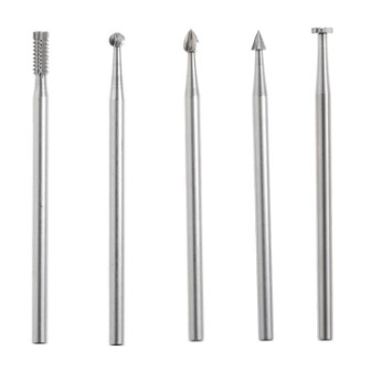 [H33779] Finfræsesæt f. træ, plast, ædelmetal (5 dele)