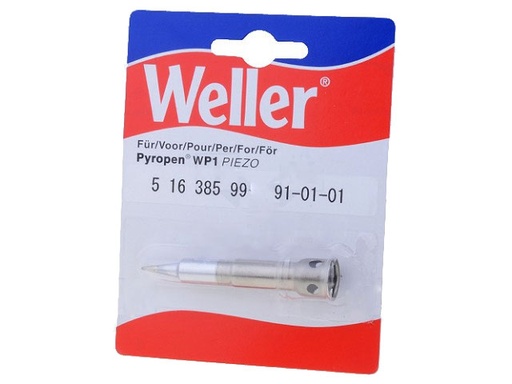 [H54822] Spids til Weller Pyropen gasloddekolber - 1mm, Stift