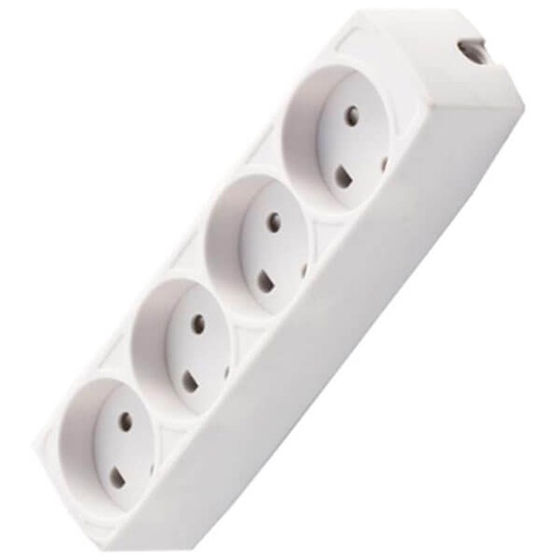 [7828101388] Stikdåse børnesikret 4-vejs u/jord hivd