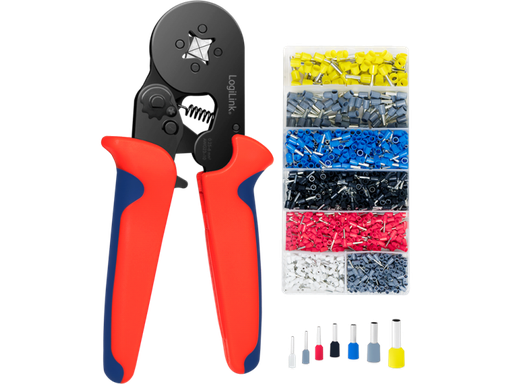 [H60938] Krimptang sæt inkl. tyller - 0,25-6mm² (1200 stk.)