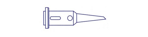[H21802] Spids til GAS/PRO og GAS/PROSET - 1,0mm skrå (SPT-1)