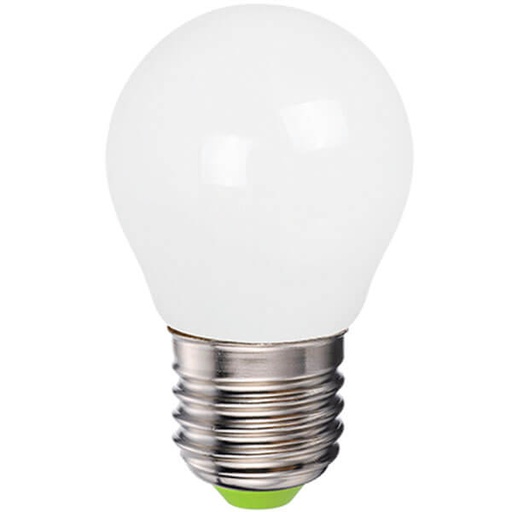 [783620] LED pære krone opal 4W(25W) 2700K E27 Ra>90 (A+)