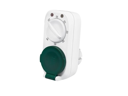 [H57634] Mekanisk timer til stikkontakt - 230Vac, 7 funktioner (IP44)
