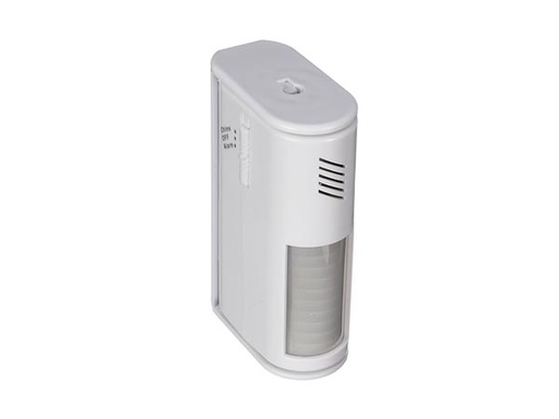 [H54214] PIR bevægelsessensor - 60°, 8m, med alarm, Hvid