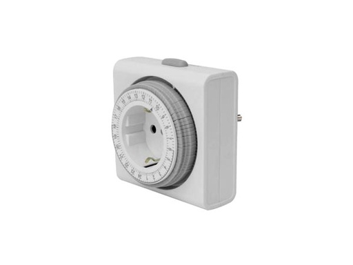 [H48329] 24-timers timer til stikkontakt - CEE7/3 udtag
