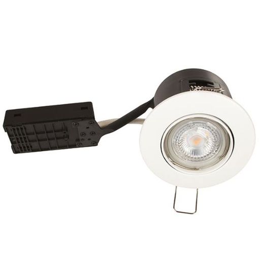 [7842207860] LED spot 5W dæmpbar flimmerfri 2700K 430Lm - Rund, mat hvid