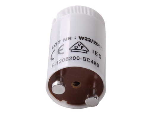 [H26956] Glimtænder - Enkeltrør, 4 til 65 Watt (S10)