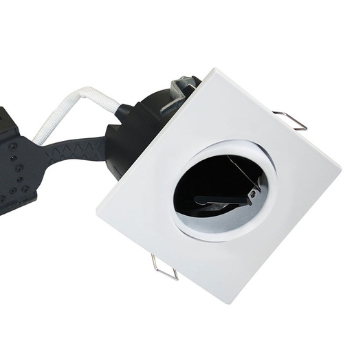 [7842208649] Pro Uni Install m. GU10 fatning - Firkantet, hvid