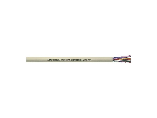 [H57469] Multikabel - 5x0,34mm² trådet LiYY Ø5,5mm, Grå (metervare)