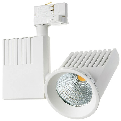 [7845105972] Zip Pro 36W LED 4000K 40° 3 faser mat hvid