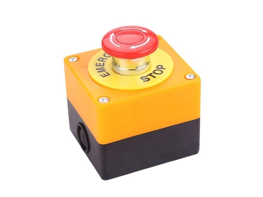 [H19253] Nødstop trykkontakt i kabinet - 240V 10A, NO+NC (IP65)