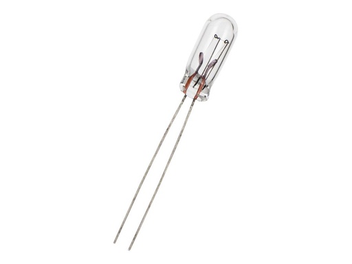 [H59889] T1 1/4 trådlampe - 12V / 35mA / 0,42W (Ø4,5x11,7mm)