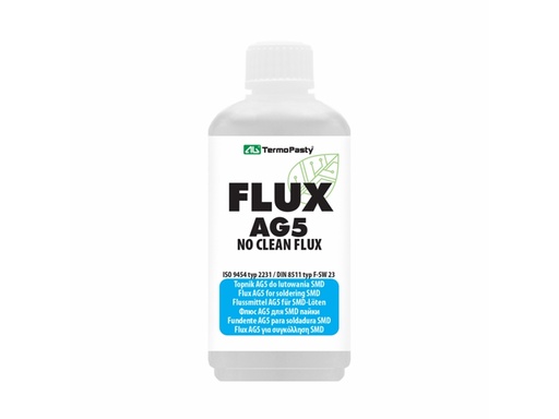 [H63916] AG5 flusmiddel til SMD lodning - 100ml (dunk m. pensel)