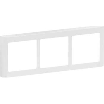 [1017057498] LK FUGA antibakteriel SOFT designramme 3 modul vandret hvid