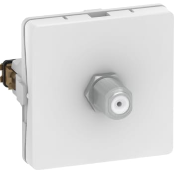[1088009381] LK FUGA F-connector udtag 1 modul hvid