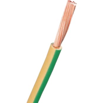 [1432117434] Ledning H05V2-K PVT90 1G0,75 gul/grøn, R100