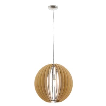 [4241802584] Cossano Pendel Ø500 ahorn, E27, 60W