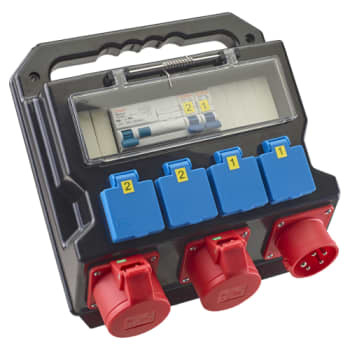 [6212101267] Byggestrømstavle 16A 4x230v+2x16A5P HPFI