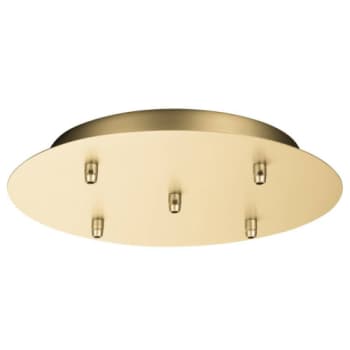 [4242909990] FITU loftroset 5 udtag, rund, Ø330 mm, guld