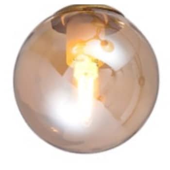 [6241102444] Glas til Atom mini, Ø9 cm, Amber farvet