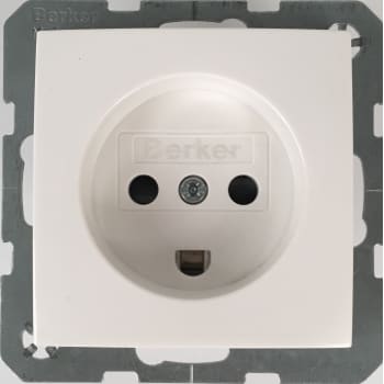 [7917040389] Stikkontakt Dansk m jord S/B hvid