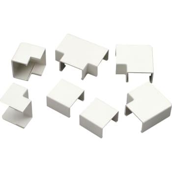 [6236100114] Formstykker til kabelkanal 21 x 11,5 mm hvid 3430
