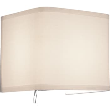 [4243007662] Astro Ashino væglampe I hvidt stof. max. 1x7W E14
