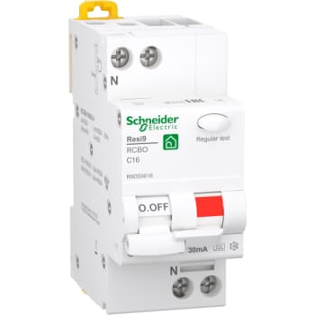 [3322096841] Resi9 XP RCBO/kombiafbryder 1PN C-karakteristik 16A 6kA 30mA klasse A 36mm