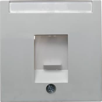 [7917040693] Afdækning Euro med støvlåg for 1x modular jack S/B (hvid)