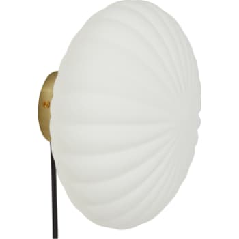 [6643000089] Hübsch kumu væglampe ø25 hvid