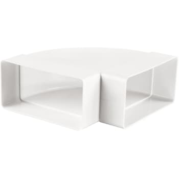 [1978012077] Bøjning 90° 110x55 mm over kort side, horisontal, hvid