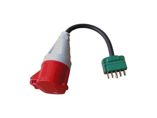 [H57250] CEE adapterkabel -  3P+N+J til S16, 400V/16A, (0,33m)