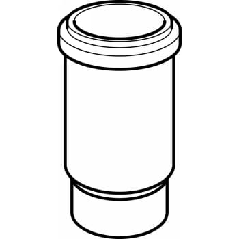 [184101256] 56 mm Langmuffe sort PEH Geberit
