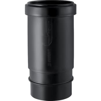 [184101310] 110 mm Langmuffe sort PEH Geberit