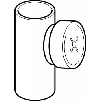 [184111275] 75 mm x 90° Renserør med dæksel sort PEH Geberit