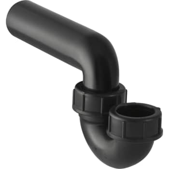 [184181251] 50 x 50 mm P-vandlås sort PEH Geberit