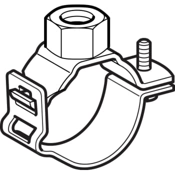[184361250] 50 mm Rørbærer med 1/2" muffe sort PEH Geberit