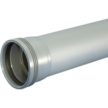 [186021150] Wavin 40 x 1500 mm grå PP-afløbsrør med muffe