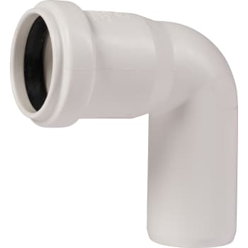 [186113340] 40 mm x 87,5° Bøjning afløb hvid PP