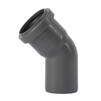 [186154650] Ostendorf Ø50 mm 45° bøjning PP grå