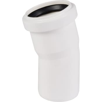 [186171350] Ostendorf Ø50mm x 15° Bøjning, PP hvid