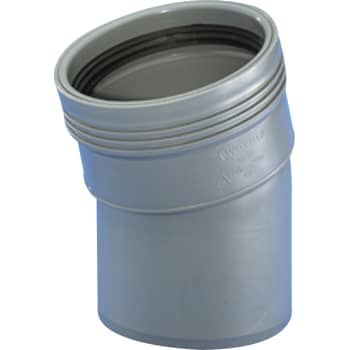 [186174040] Wavin 40 mm 15° grå PP-afløbsbøjning