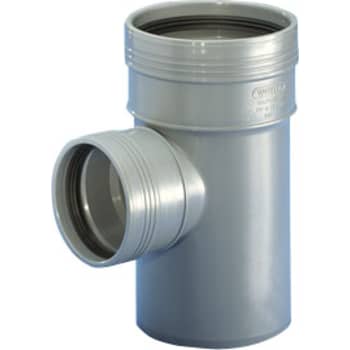 [186301040] Wavin 40 x 40 mm x 87,5° Grenrør afløb grå PP