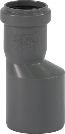[186461648] Ostendorf Ø50 x 32 mm reduktion PP grå, lang