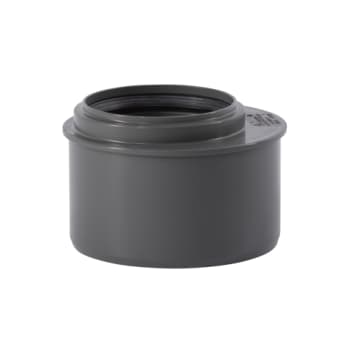 [186461708] 110 x 75 mm grå PP-afløbsreduktion, kort model