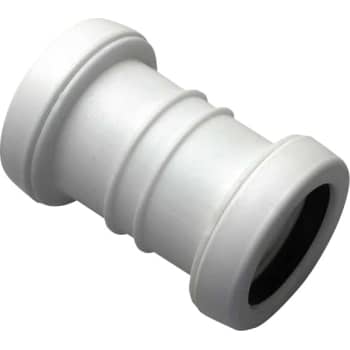 [186541332] 32 mm Skydemuffe afløb hvid PP