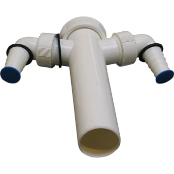 [188687050] 1.1/2" x 50 mm Tilslutningsrør med dobbelt studs