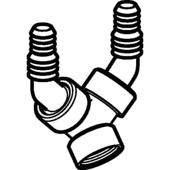 [188963030] 1/2" x 3/4" Slangeforskruning dobbelt PP Geberit