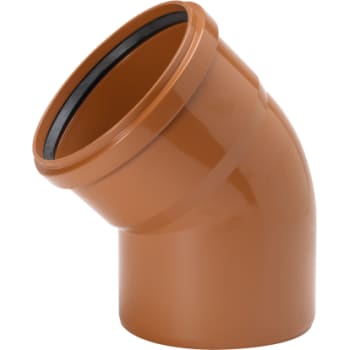 [191248005] Uponor 200 mm 45 gr. PVC-kloakbøjning